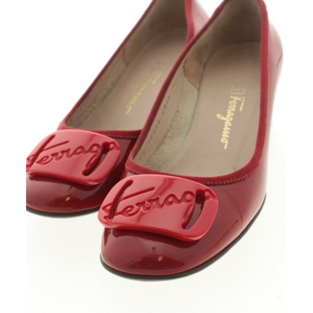 My Ferragamo マイフェラガモ パンプス 4 1/2(22cm位) 赤 【古着