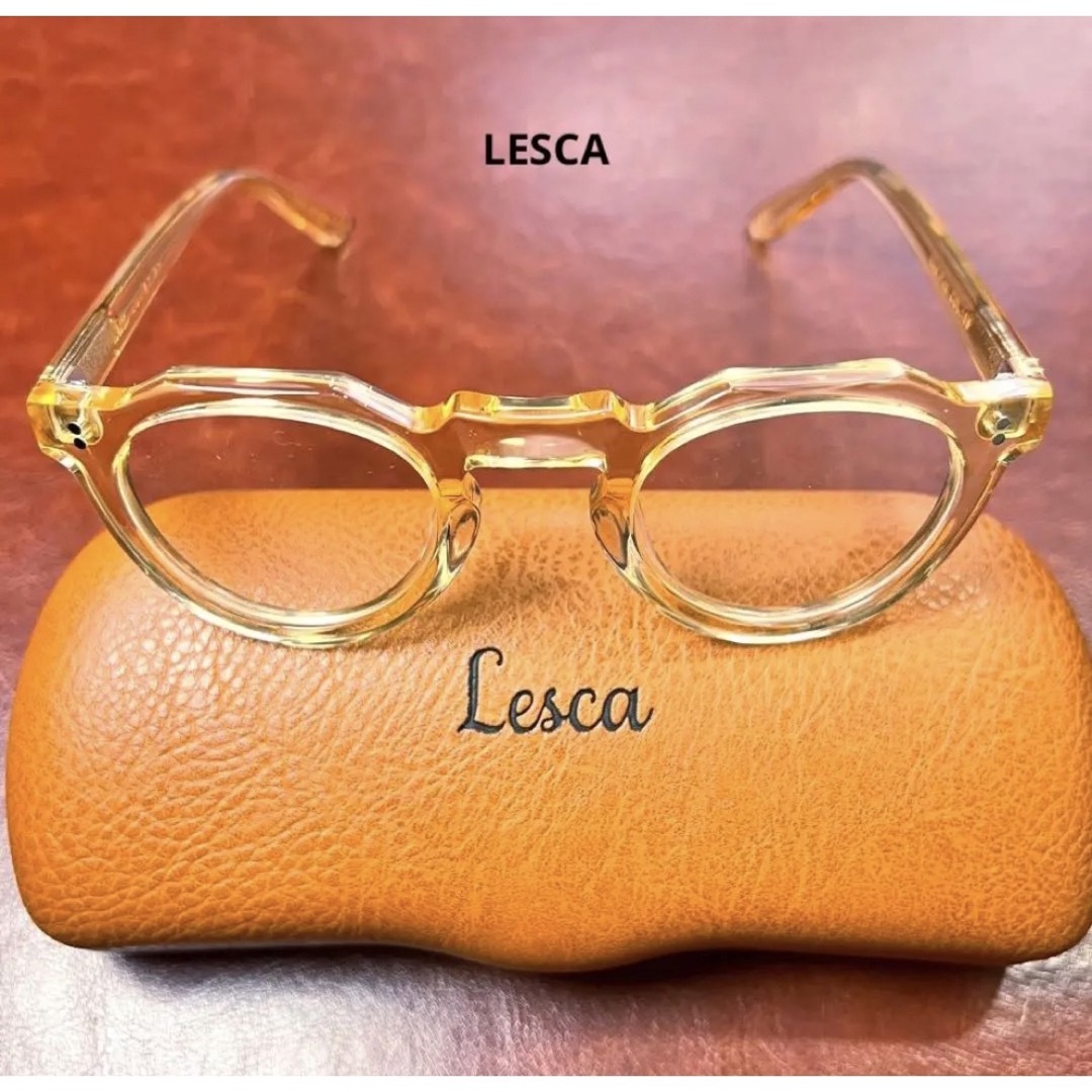 MOSCOT - レスカ LESCA Lunetier Pica 入手困難シャンパンGOLD☆新品の