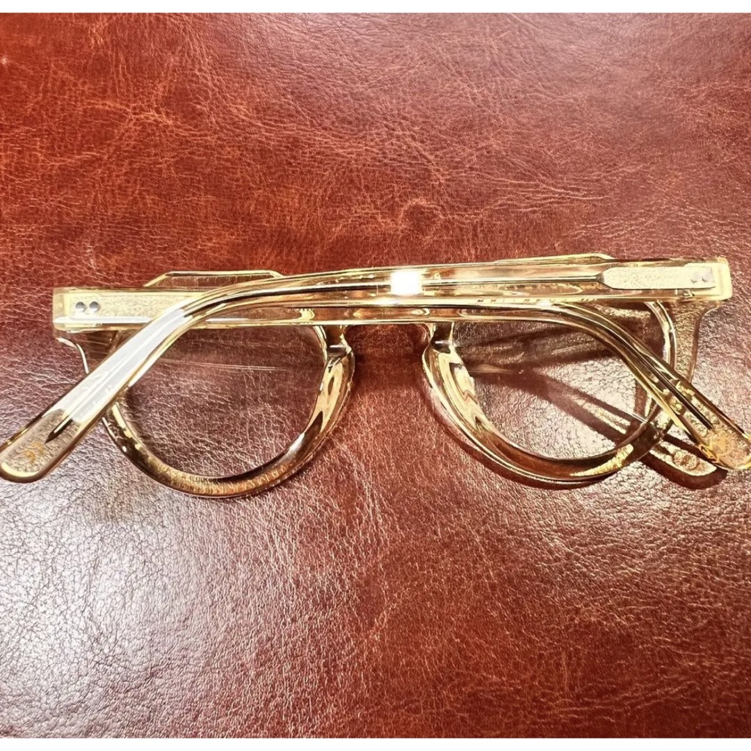 MOSCOT   レスカ LESCA Lunetier Pica 入手困難シャンパンGOLD新品の