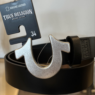トゥルーレリジョン(True Religion)の【新品】トゥルーレリジョン USA 本革 ベルト /34(ベルト)