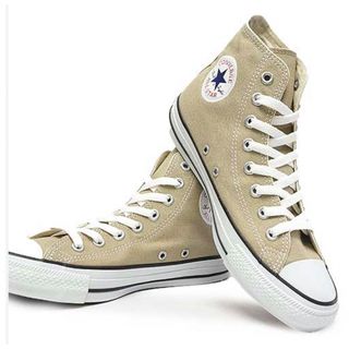 オールスター(ALL STAR（CONVERSE）)のコンバース キャンバス オールスター ハイカットスニーカー 22.5㎝ ベージュ(スニーカー)