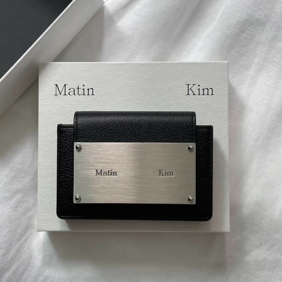 Matin Kim マーティンキム カードケース　黒 クロコ 新品未使用