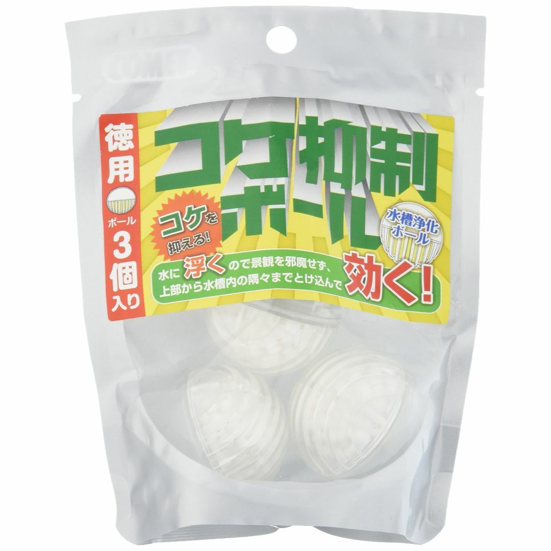 【数量限定】コメット水質調整機能付き、水槽用飾り徳用コケ抑制ボール その他のペット用品(その他)の商品写真