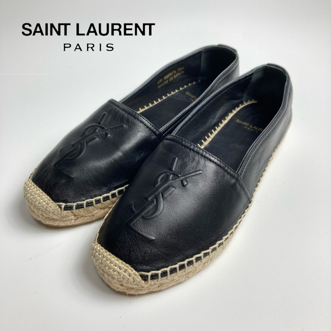 SAINT LAURENT サンローラン　モノグラム シューズ　フラットシューズ