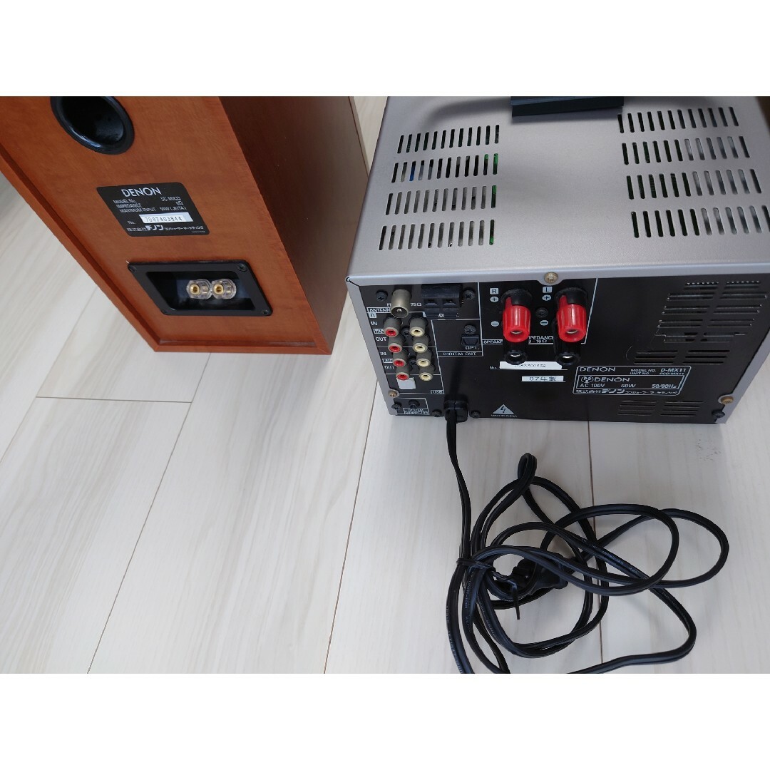 Denon パーソナルオーディオシステム 木目 D-MX11-M