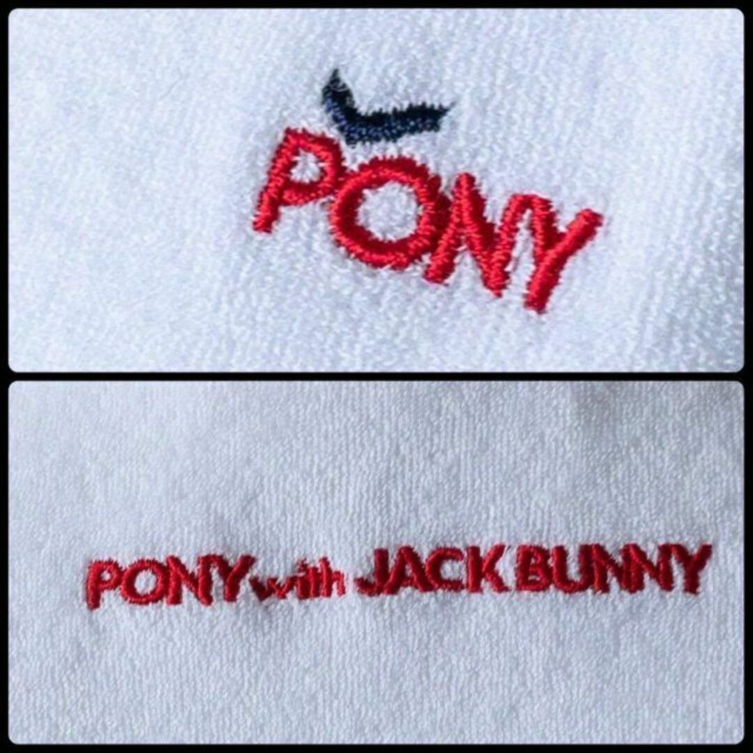 Jack Bunny!!　ジャックバニー　半袖 ポロシャツ　パイル地　刺繍