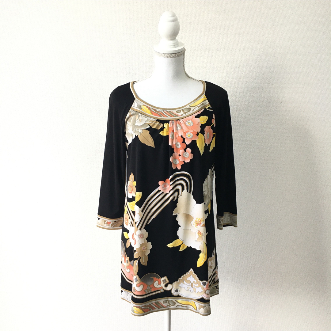 LEONARD - 美品 LEONARD レオナール カンカン チュニック 花柄の通販