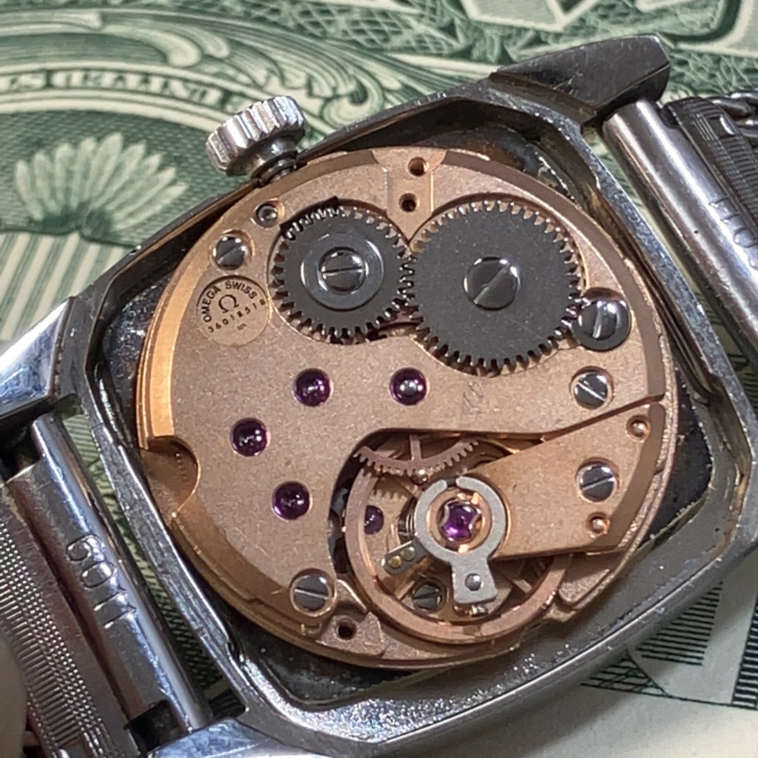 OMEGA(オメガ)のOH済女性オメガOMEGAアンティークウォッチ手巻きレディース腕時計ヴィンテージ レディースのファッション小物(腕時計)の商品写真