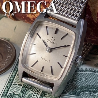 オメガ(OMEGA)のOH済女性オメガOMEGAアンティークウォッチ手巻きレディース腕時計ヴィンテージ(腕時計)