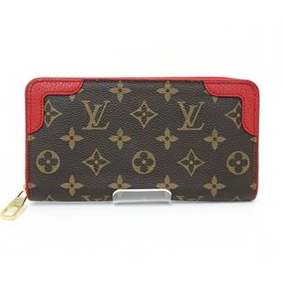 ルイヴィトン(LOUIS VUITTON)のルイ ヴィトン LOUIS VUITTON ジッピー・ウォレット レティーロ 長財布 モノグラム M61854 レッド【中古】Sランク(財布)