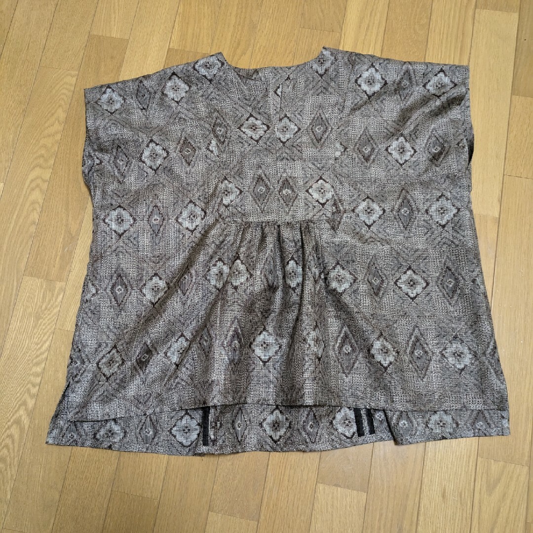 SOLD 着物リメイク ブラウス 大島紬 FREE SIZEの通販 by Yumi's shop