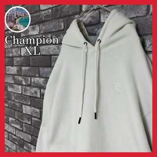 チャンピオン(Champion)のChampionチャンピオンフーディーパーカープルオーバースウェット刺繍ロゴXL(パーカー)