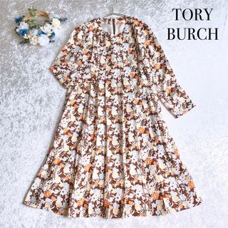 TORY BURCH♡花柄シルクワンピース