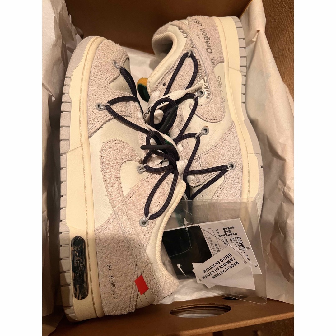 OFF-WHITE × NIKE DUNK LOW 1 OF 50