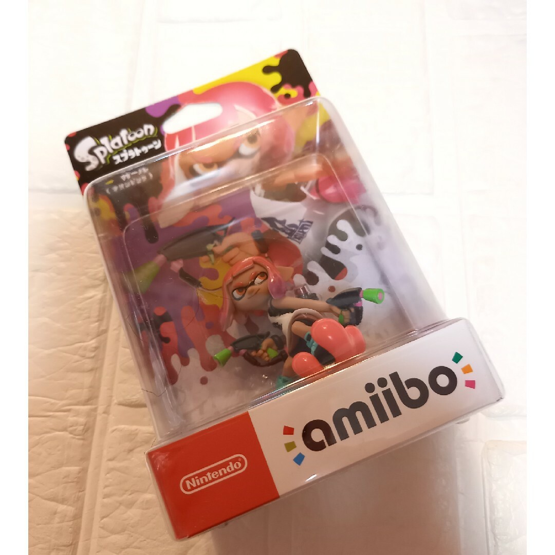 amiibo　スプラトゥーン　ネオンピンク エンタメ/ホビーのフィギュア(ゲームキャラクター)の商品写真