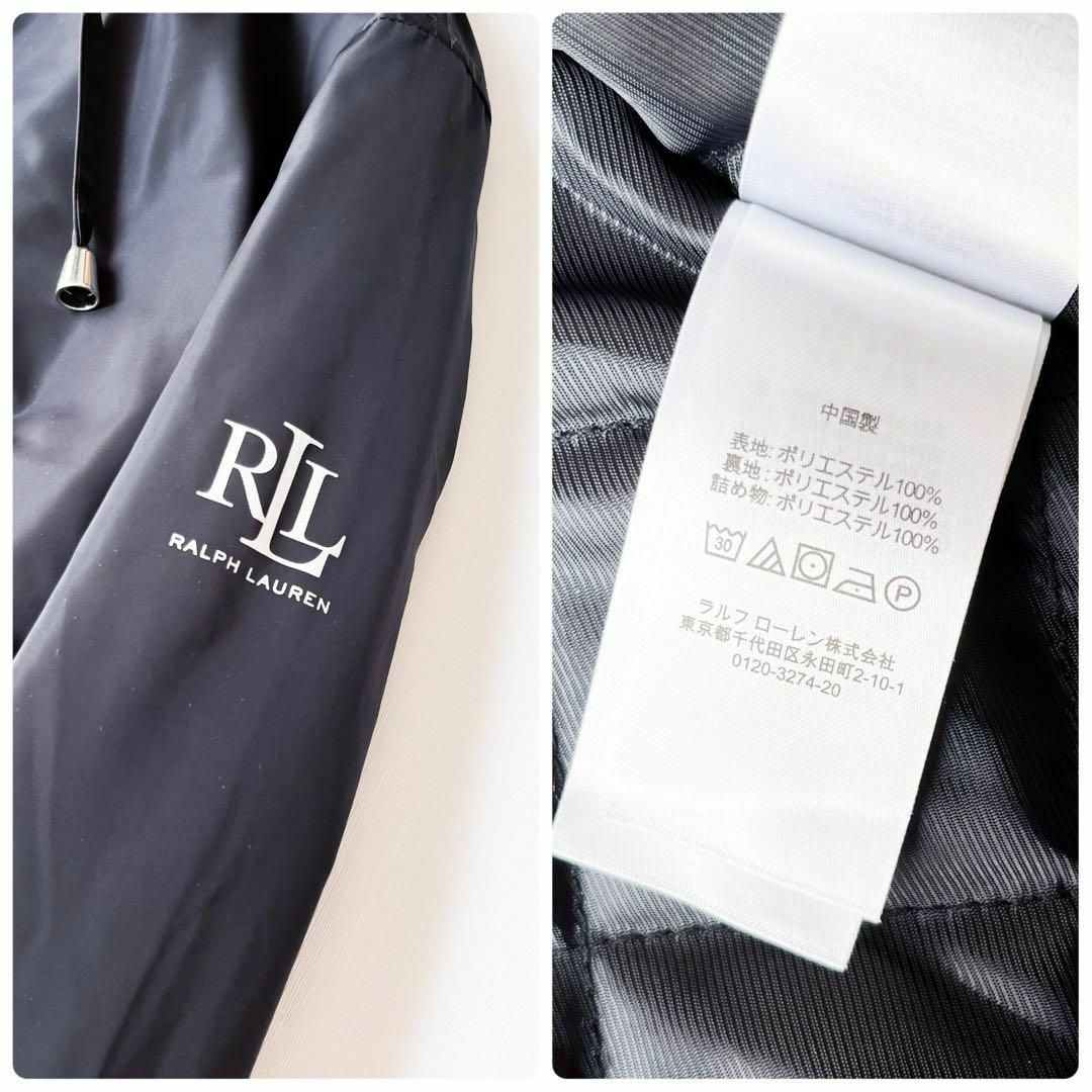 Ralph Lauren(ラルフローレン)の極美品✨ ローレンラルフローレン 中綿コート ロング  フード ロゴ おうち洗い レディースのジャケット/アウター(ロングコート)の商品写真