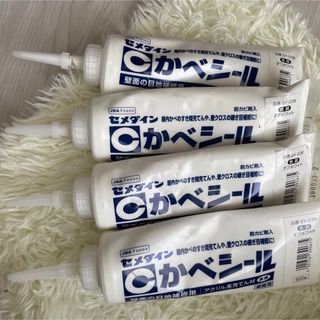 セメダイン - かべシール オフホワイト(500g) SY-038 4個セット(模型製作用品)