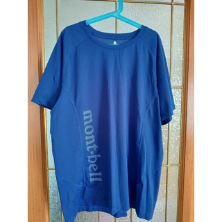 モンベル(mont bell)のmont-bell　Tシャツ　Msize　ブルー(登山用品)