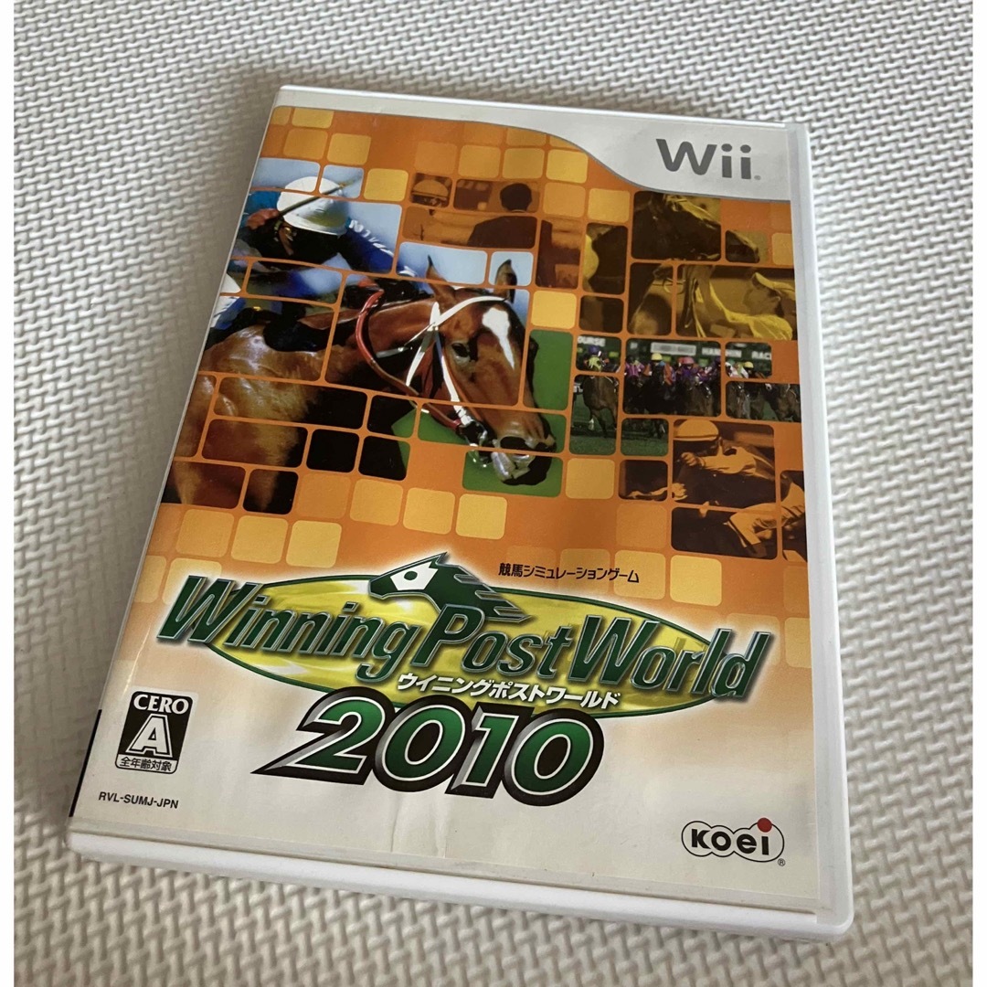 Wii(ウィー)のウイニングポストワールド2010 Winning Post World エンタメ/ホビーのゲームソフト/ゲーム機本体(家庭用ゲームソフト)の商品写真