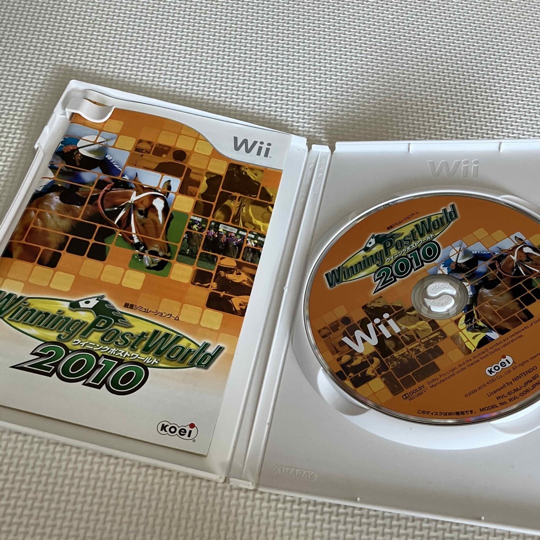 Wii(ウィー)のウイニングポストワールド2010 Winning Post World エンタメ/ホビーのゲームソフト/ゲーム機本体(家庭用ゲームソフト)の商品写真