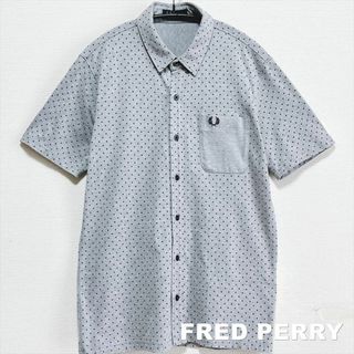 フレッドペリー(FRED PERRY)の【FRED PERRY】フレッドペリー ドット 刺繍ロゴ 天竺 シャツ(シャツ)