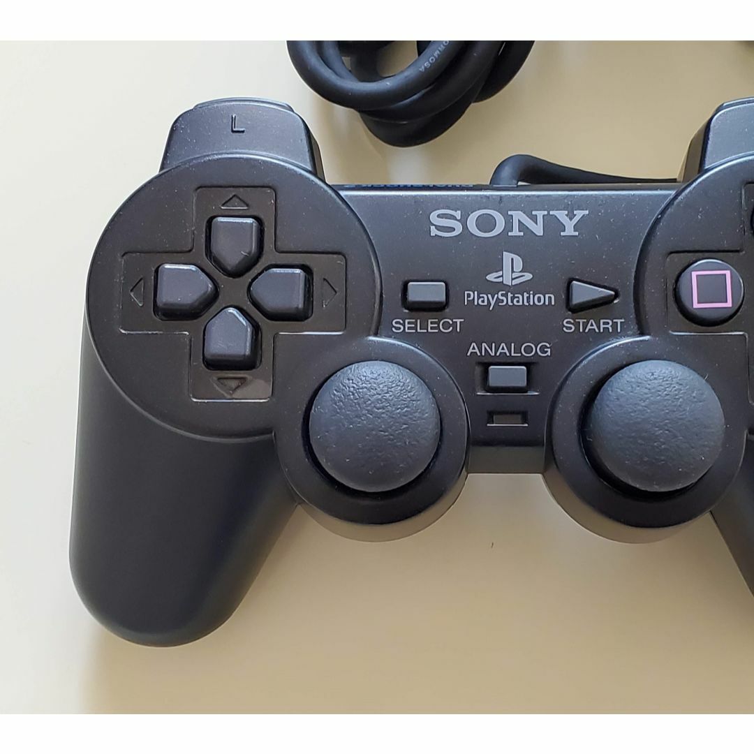 PS2コントローラー 純正品 ブラック　2個セット