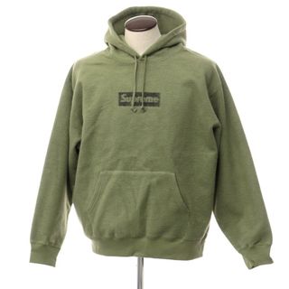 シュプリーム(Supreme)の【中古】シュプリーム Supreme 2023年春夏 Inside Out Box Logo Hooded Sweatshirt プルオーバー パーカー オリーブグリーン【サイズL】【メンズ】(パーカー)