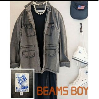 ビームスボーイ(BEAMS BOY)の【送料無料レディース】BEAMS BOYビームスボーイ　ミリタリージャケット(ミリタリージャケット)