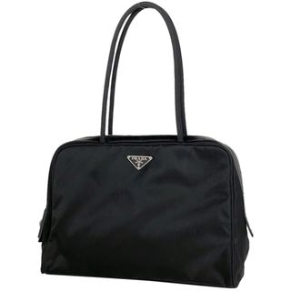 プラダ(PRADA)のプラダ ロゴプレート ハンドバッグ レディース 【中古】(ハンドバッグ)