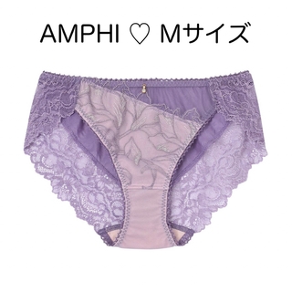 AMPHI - 花柄×レースショーツ【AMPHI】アンフィ・Mサイズ・ワコールの