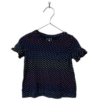 ベビーギャップ(babyGAP)の【95】 GAP ギャップ ハート Tシャツ フリル ネイビー キッズ(Tシャツ/カットソー)