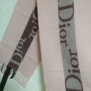 クリスチャンディオール(Christian Dior)のDior*ピンク*マフラー(マフラー/ショール)