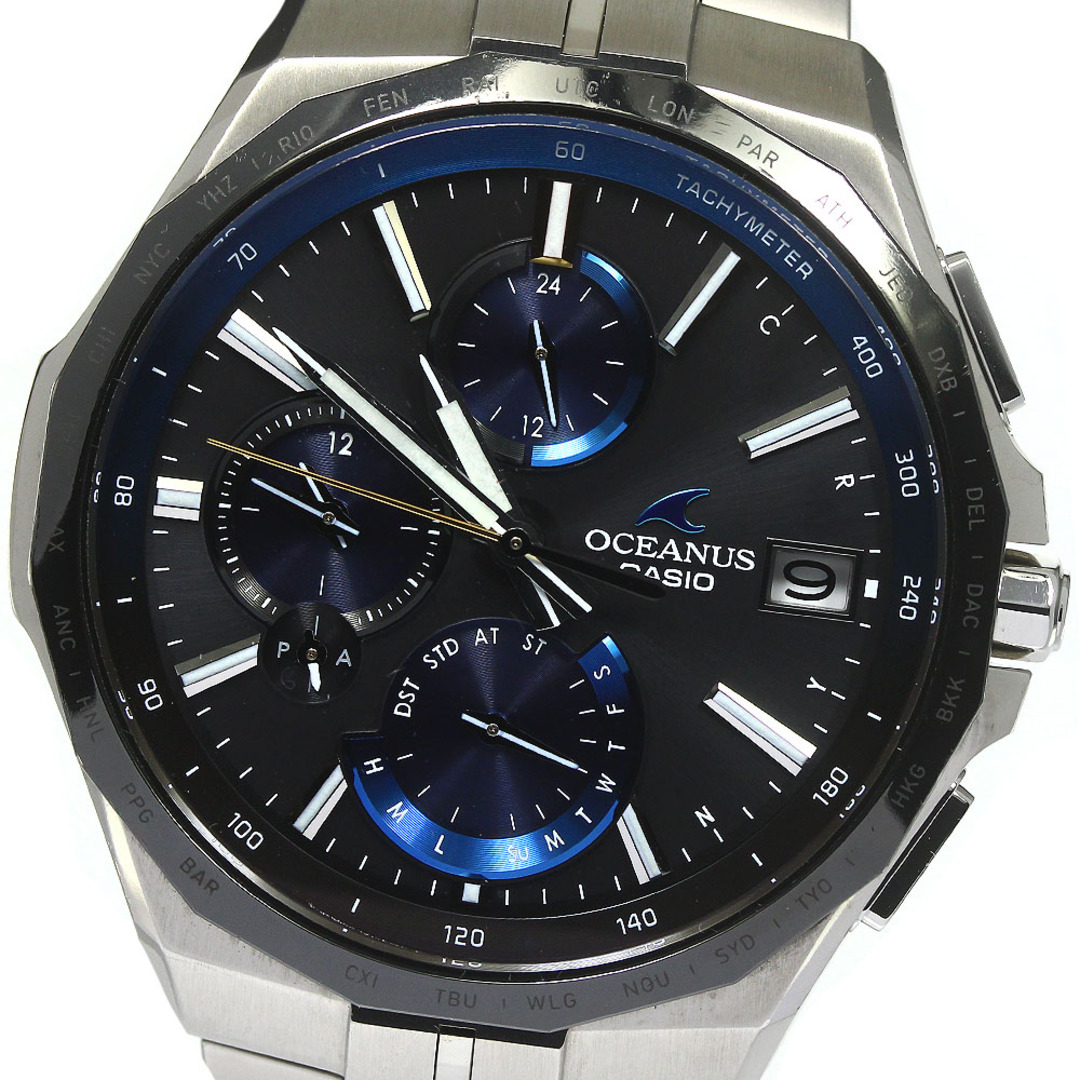 カシオ CASIO OCW-S5000E-1AJF オシアナス マンタ ソーラー電波 メンズ ...