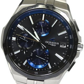 カシオ(CASIO)のカシオ CASIO OCW-S5000E-1AJF オシアナス マンタ ソーラー電波 メンズ 箱・保証書付き_767298(腕時計(アナログ))