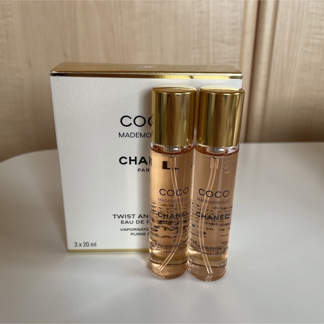CHANEL ココマドモアゼル ツィスト&スプレイ レフィル2本 - 香水(女性用)