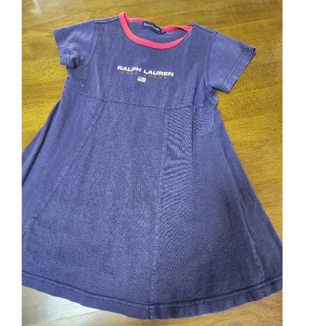 ラルフローレン　ワンピース　色褪せあり キッズ/ベビー/マタニティのキッズ服女の子用(90cm~)(ワンピース)の商品写真