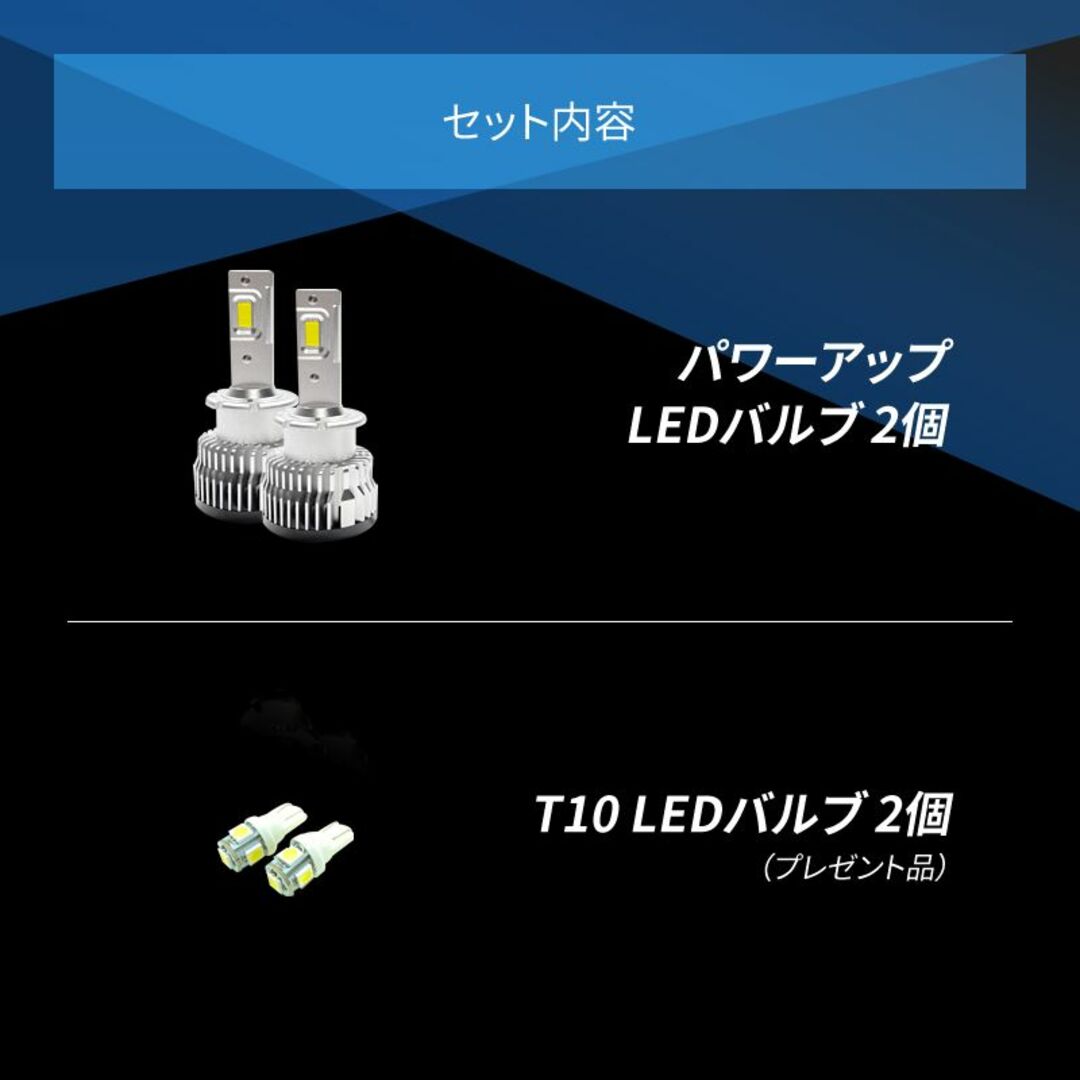 HIDより明るい□ D4R LED化 ヘッドライト プログレ 爆光 - ライト
