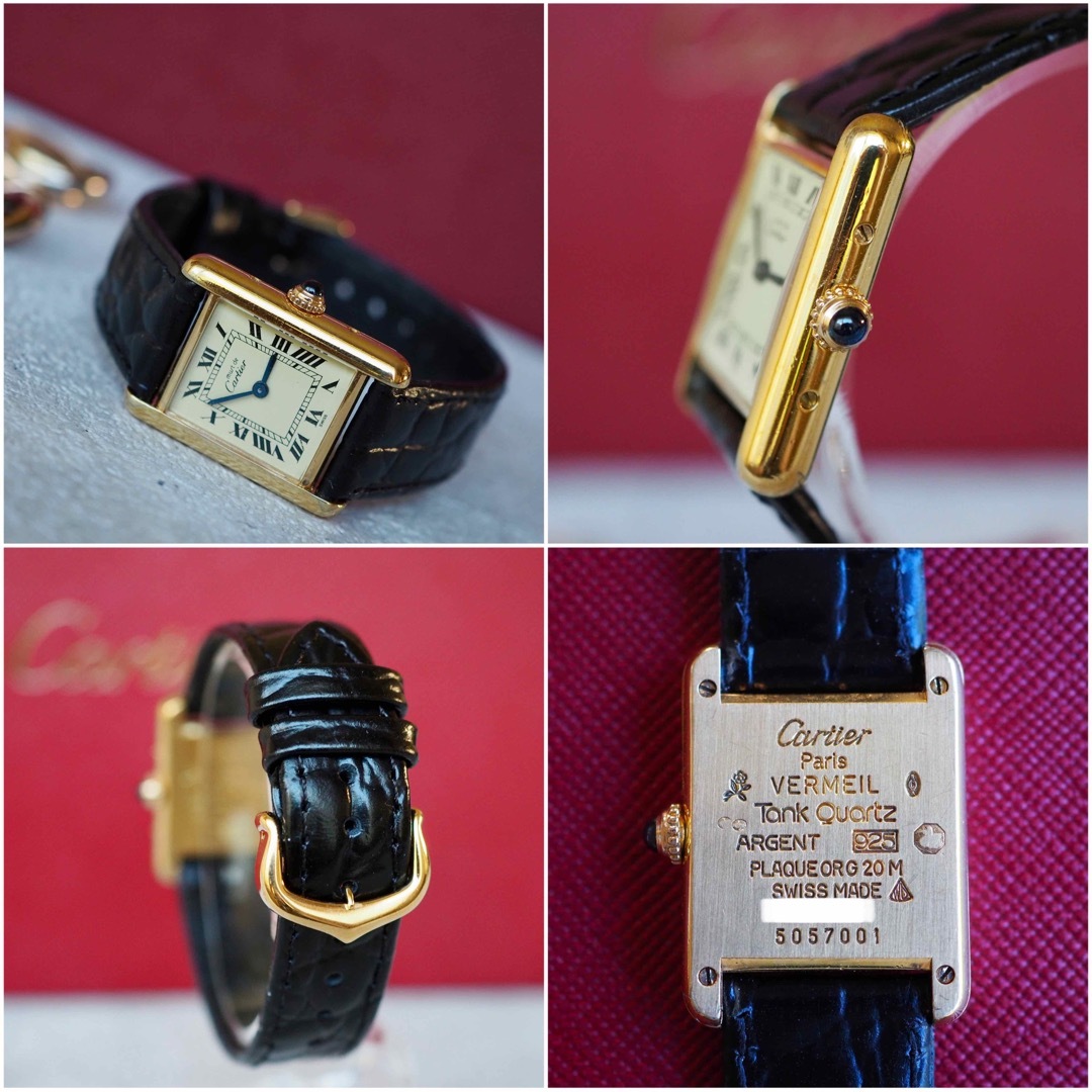 Cartier(カルティエ)のOH済・美品✨ Cartier カルティエ マストタンク アイボリー ローマン レディースのファッション小物(腕時計)の商品写真