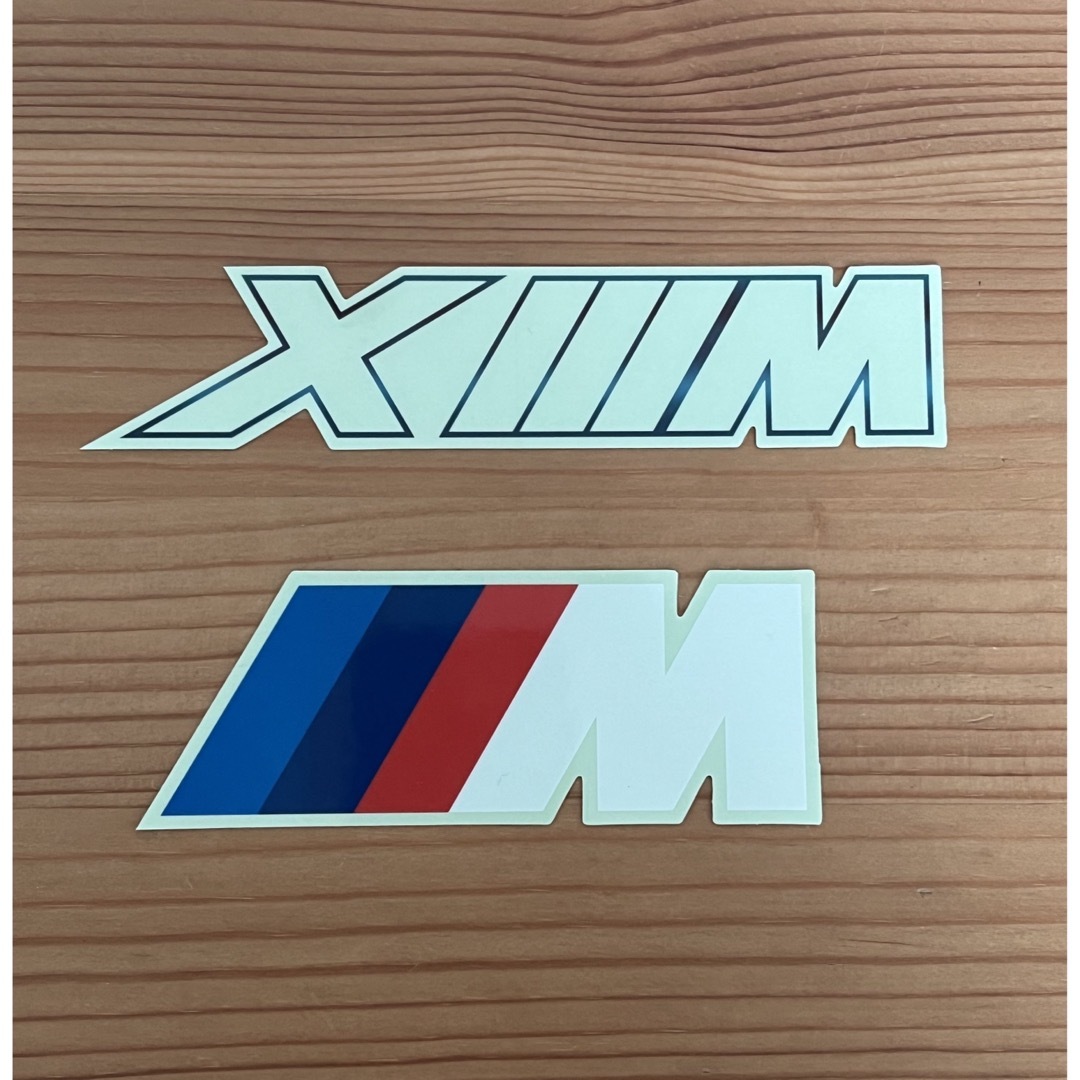 新品非売品☆ BMW THE XM UTAxSAFARI ステッカー　2枚セット エンタメ/ホビーのコレクション(その他)の商品写真