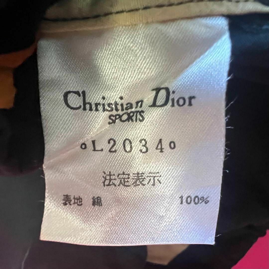 【美品】Christian Dior ドット柄ジャケット ブラック M 襟