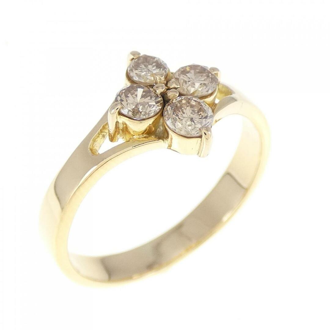 K18YG ダイヤモンド リング レディースのアクセサリー(リング(指輪))の商品写真