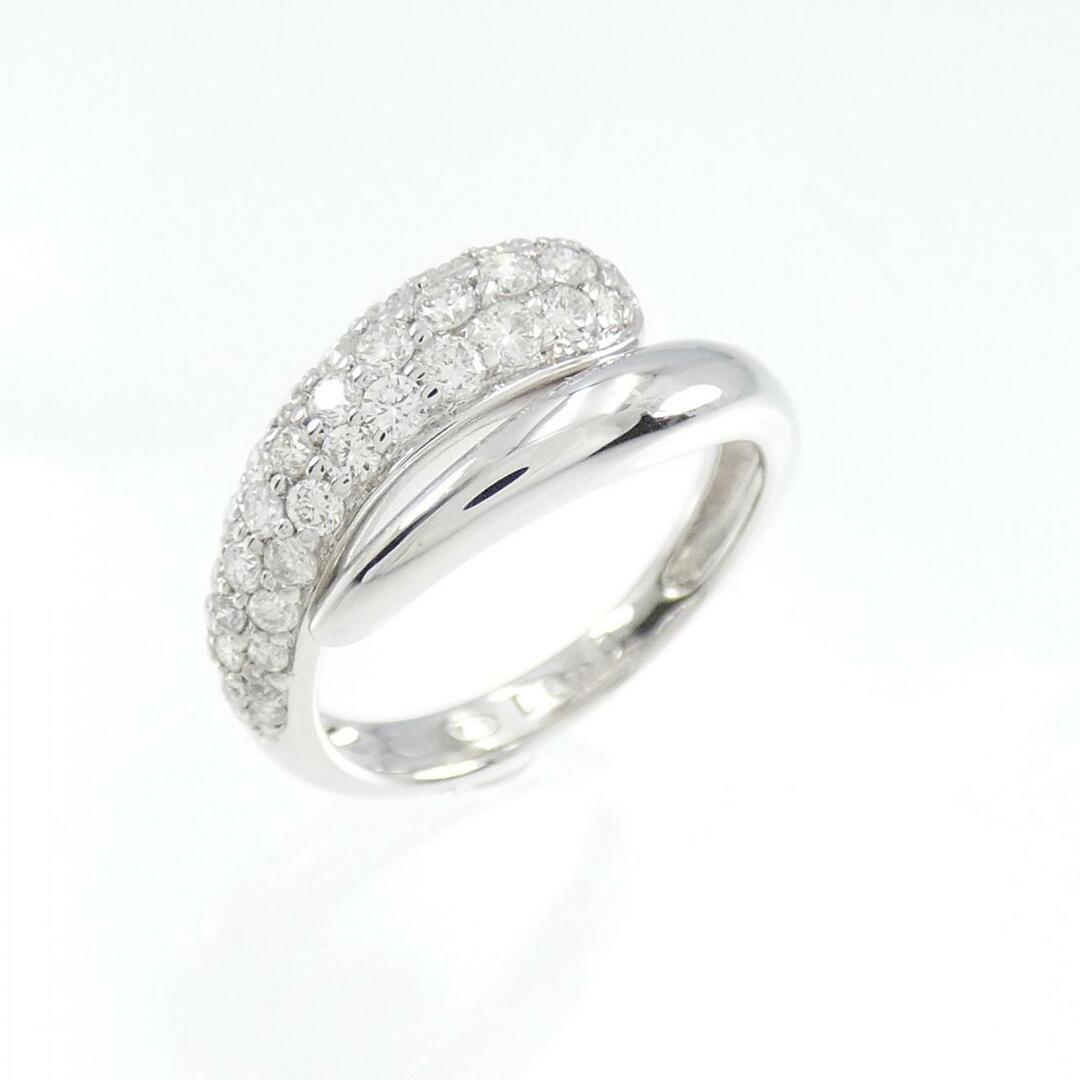 750WG ダイヤモンド ピンキー リング 0.50CT レディースのアクセサリー(リング(指輪))の商品写真