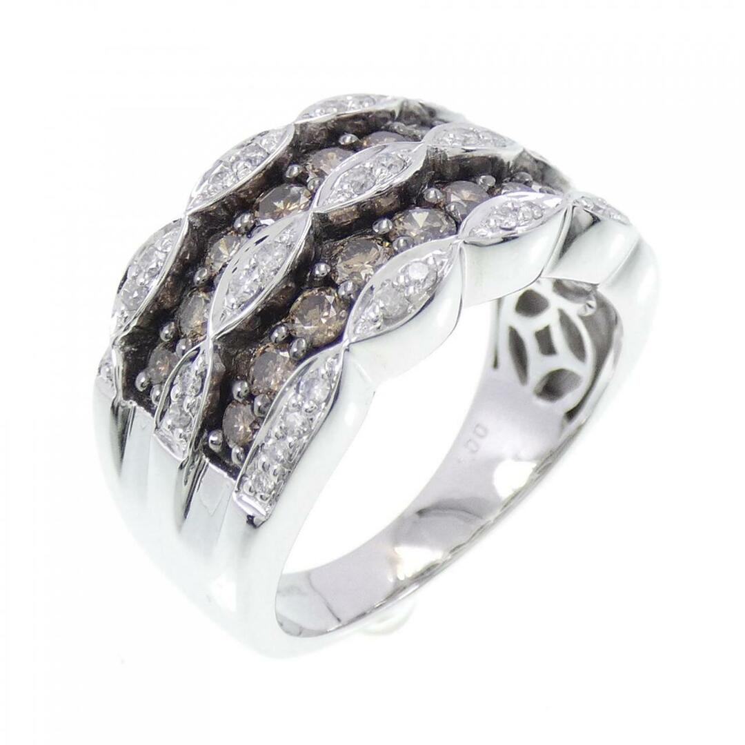 K18WG/K18BG ダイヤモンド リング 1.00CT | www.fleettracktz.com