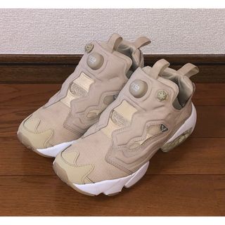 リーボック(Reebok)の23.5cm 良品 REEBOK INSTA PUMP FURY OG ベージュ(スニーカー)