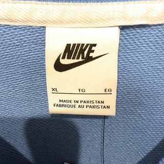 【k4841】USA00sナイキY2Kビッグ刺繍ロゴプルオーバースウェット