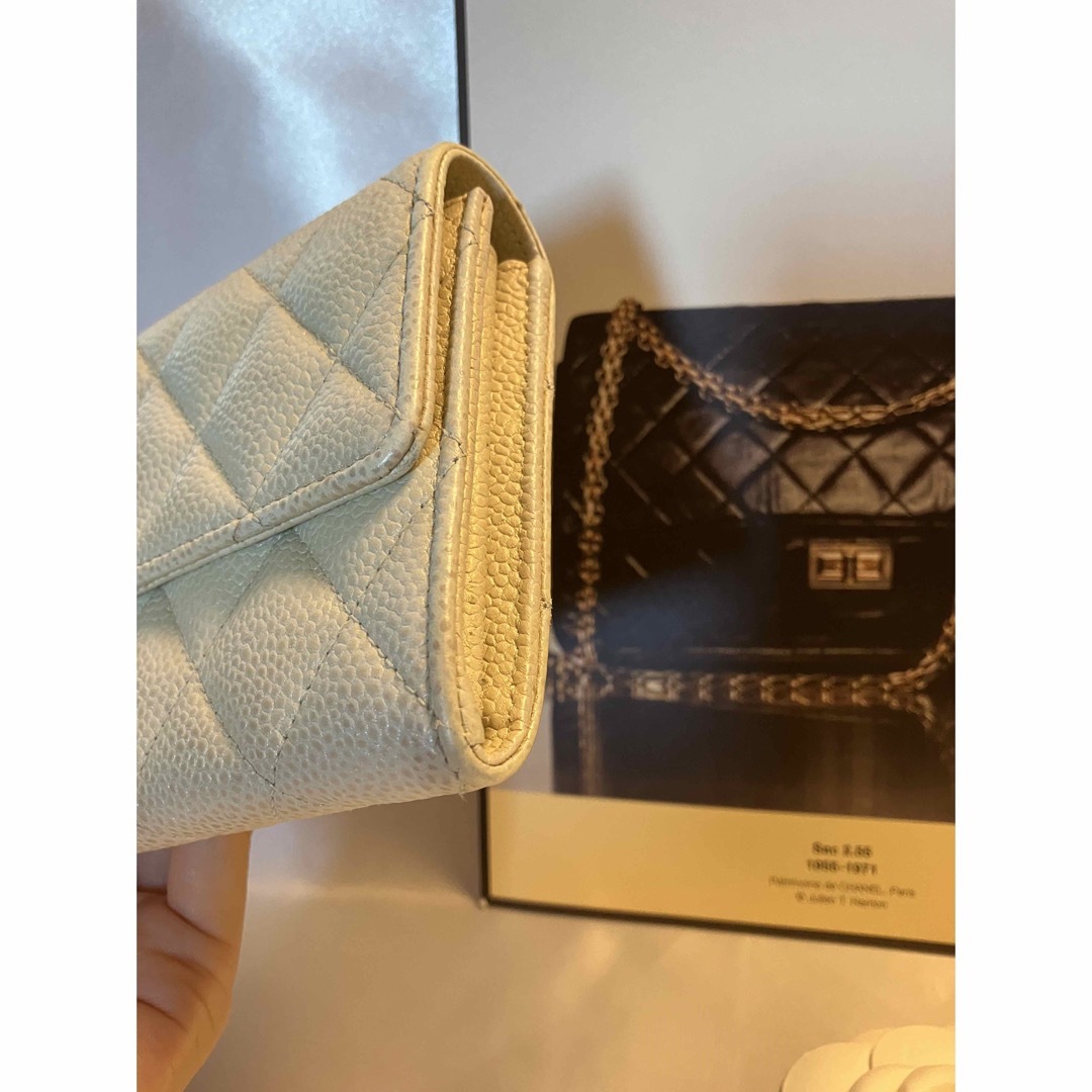 ⭐️CHANEL⭐️シャネル ⭐️マトラッセ⭐️キャビアスキン⭐️財布⭐️二つ折り⭐️