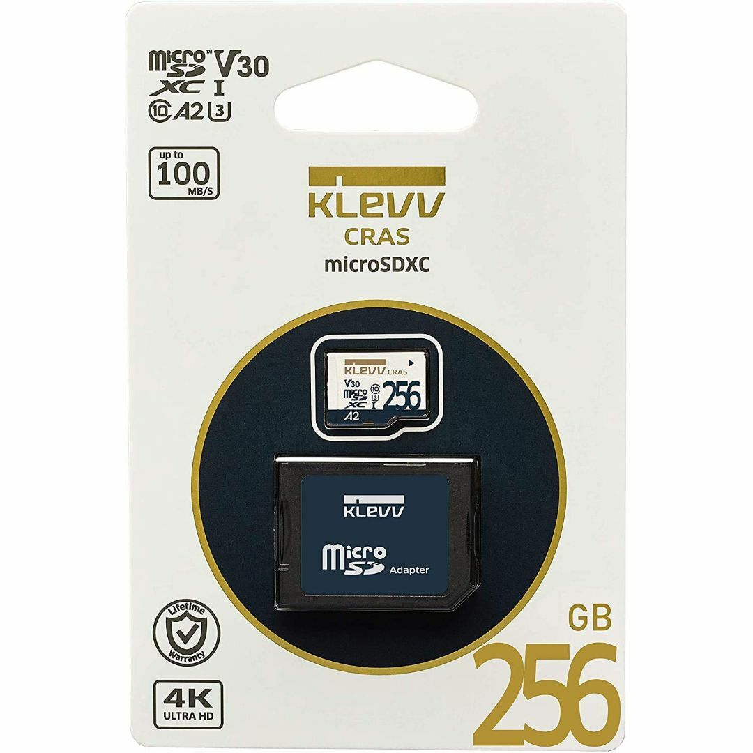 エッセンコアクレブ KLEVV microSDXC 256GB UHS-I U3 2