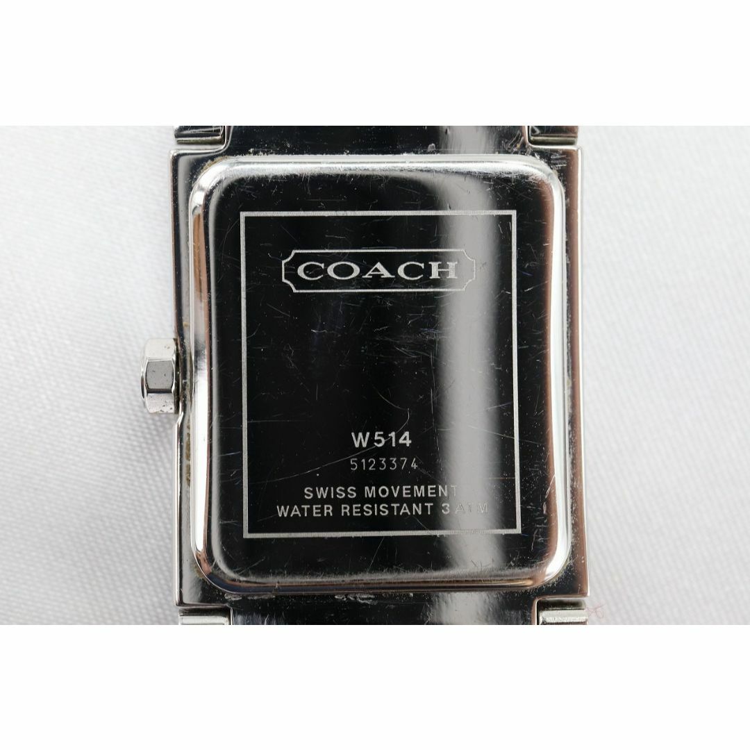 COACH(コーチ)の【W77-11】動作品 電池交換済 コーチ 腕時計 フェイスのみ W514  メンズの時計(腕時計(アナログ))の商品写真