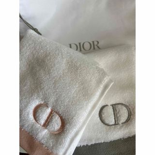 ディオール(Dior)のディオール　ノベルティ　タオル　巾着(タオル/バス用品)