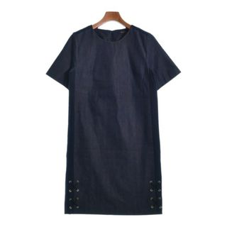 ラウンジドレス(Loungedress)のLoungedress ラウンジドレス ワンピース F 紺(デニム) 【古着】【中古】(ひざ丈ワンピース)